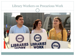 OLA Presentation January2015 PrecariousWork