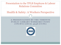 Presentation TPLB EmployeeLabourRelations H n S