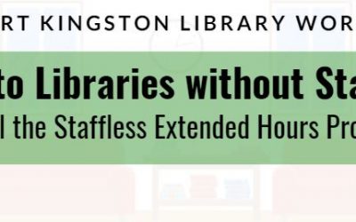 No Staffless Libraries in Kingston